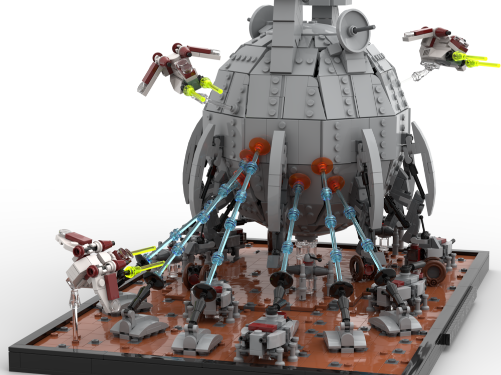Battle of Geonosis Diorama